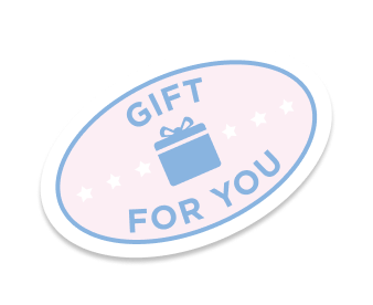 gift for you ステッカー