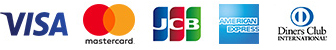 VISA、MASTER、JCB、AMEX